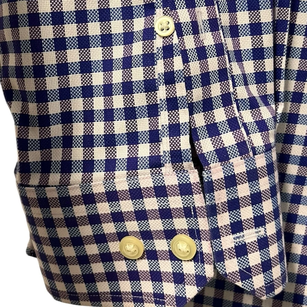 BANANA REPUBLIC Tailored Slim Fit Non-Iron Dress Shirt Purple Mens XL Spread